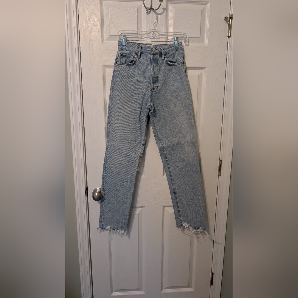 Agolde 90s Pinch Waist High Rise Straight Jeans - Picture 2 of 6